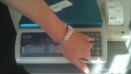 Cân đếm điện tử hoa sen vàng CAS EC-II counting scale