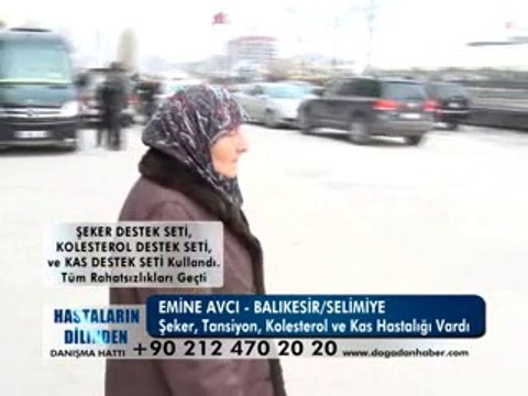 ŞEKER - TANSİYON - KOLESTEROL - KAS HASTALIĞI VARDI ŞİFALI BİTKİLERİ KULLANDI