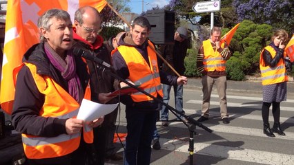 Débrayage de 200 salariés d'Alcatel