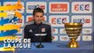 Conférence de presse de l'Olympique Lyonnais - Finale Coupe de la Ligue 2014 - Veille de Match