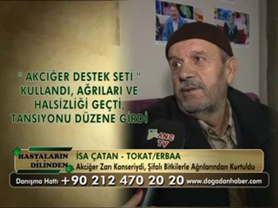 AKCİĞER ZARI KANSERİ HASTALIĞI VARDI ŞİFALI BİTKİLERİ KULLANDI
