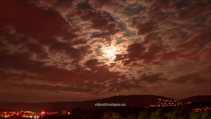 Timelapse Luna llena en Cardedeu