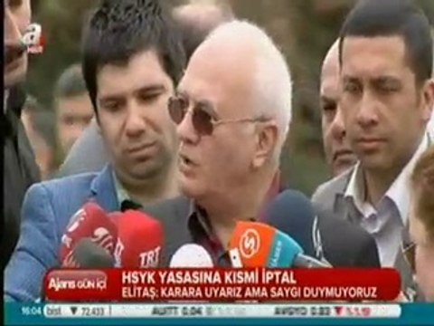 Anayasa Mahkemesinin, HSYK Kararına İlişkin AKParti Grup Başkanvekili Mustafa Elitaş Açıklama Yaptı
