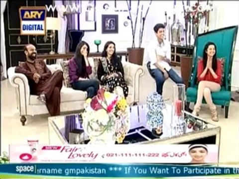 Agha Sikander and nida yasir sharing their bachpan ki gandi adat