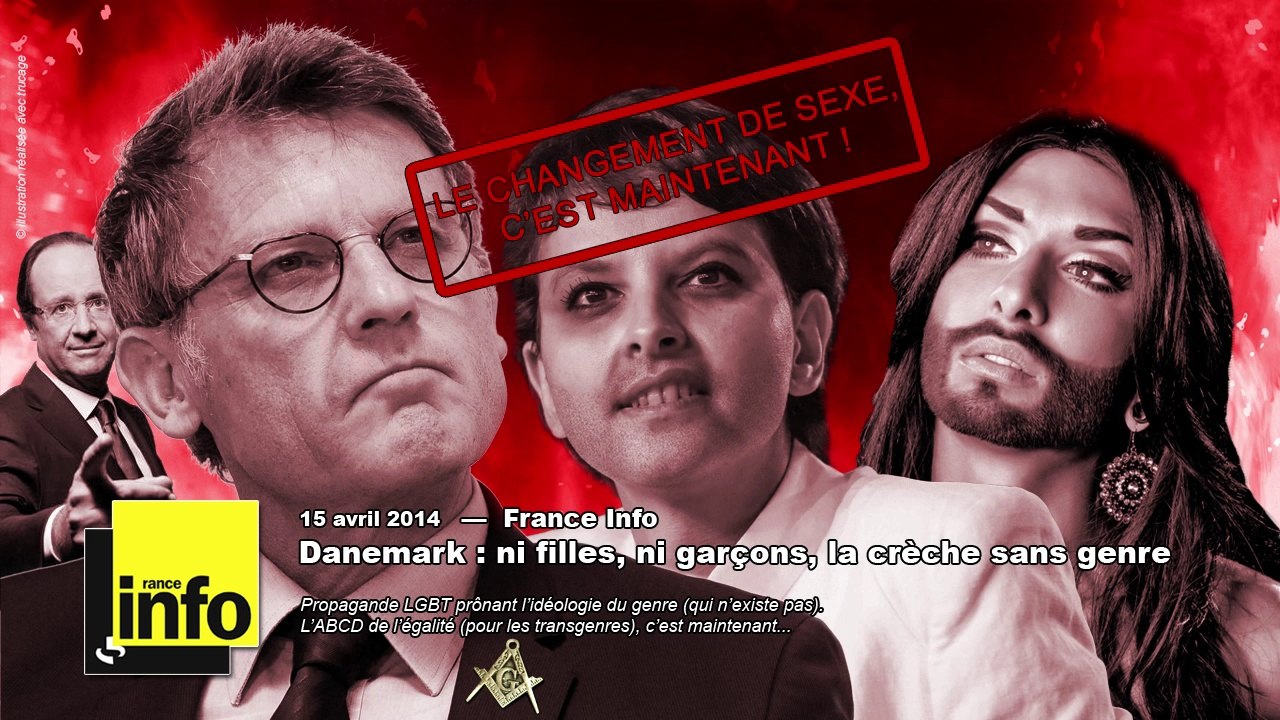 "Danemark : ni filles, ni garçons, la crèche sans genre" — France Info (théorie du genre)