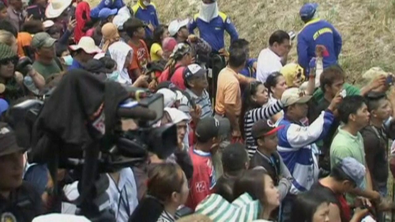 Catholics in the Philippines re-enact Christ's crucifixion