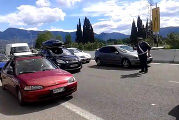 Ουρές αυτοκινήτων πριν την Λαμία 1