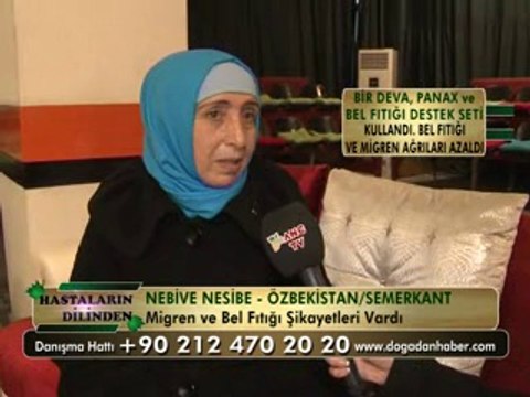 MİGREN - BEL FITIĞI HASTALIĞI VARDI ŞİFALI BİTKİLERİ KULLANDI