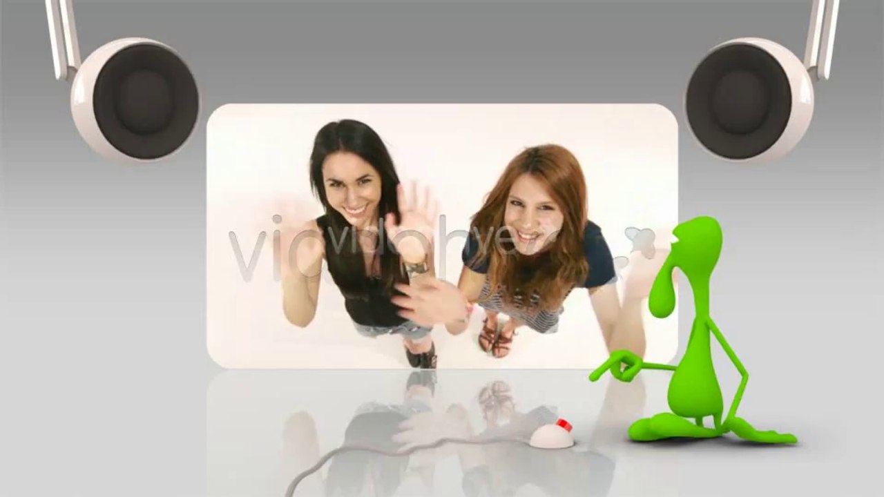 Space Dude - Merry Christmas - Happy New Year - After Effects Template
