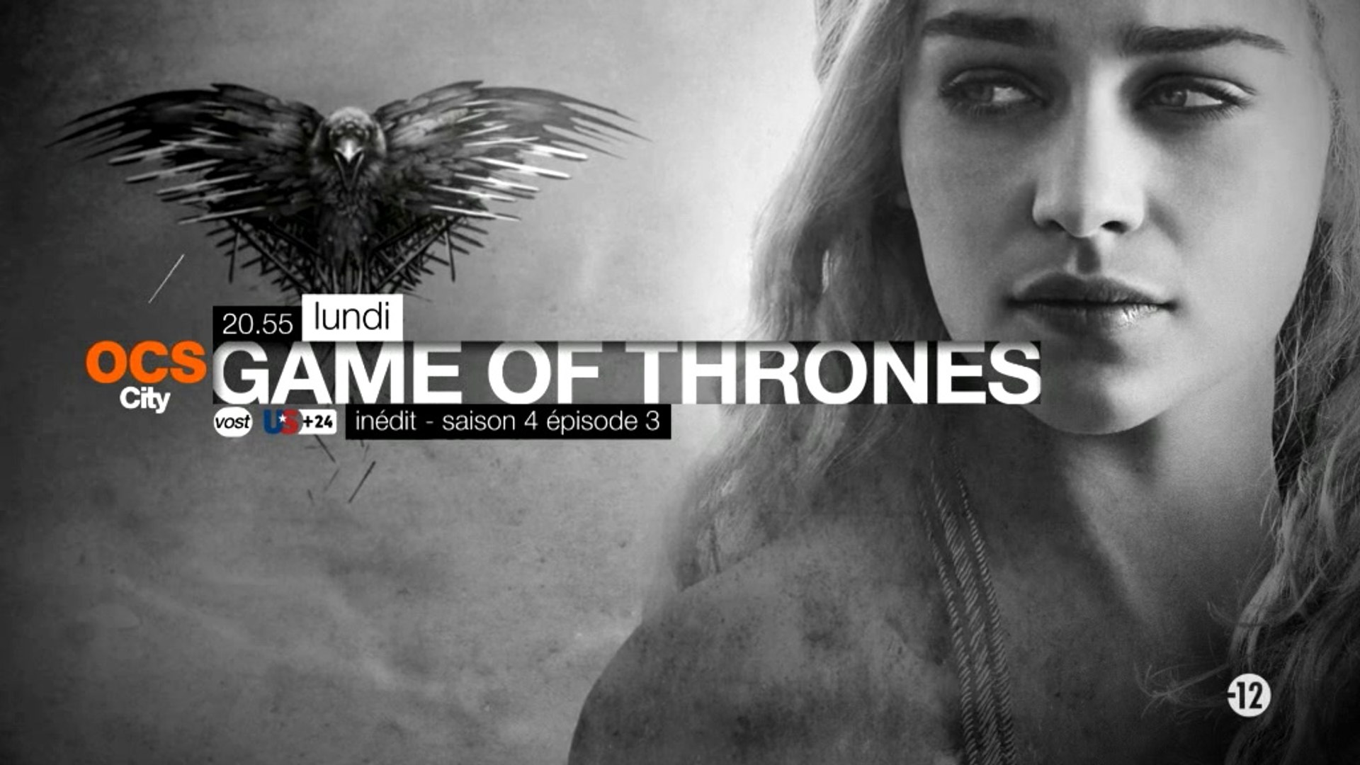 Game of Thrones saison 4 épisode 3 : bande-annonce - Vidéo Dailymotion