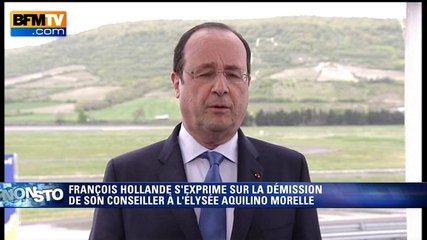 François Hollande sur Aquilino Morelle: "Sur ce qui s'est passé avant, il a à en répondre" - 18/04