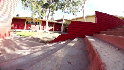 RICHIE AMADOR - FAKIE BIG FLIP 12 STAIR - BEHIND THE CLIPS