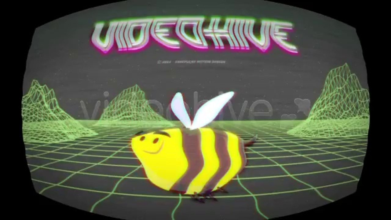 Retro Arcade Ident - After Effects Template