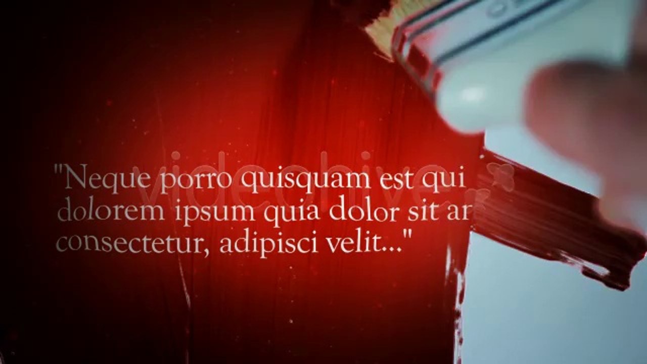 Paint Quotes - After Effects Template