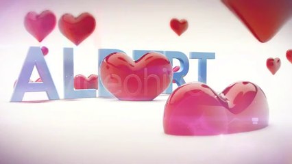 Heart And Roses For Valentine - After Effects Template