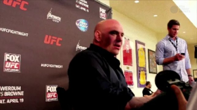 UFC Live on Fox Dana White Scrum