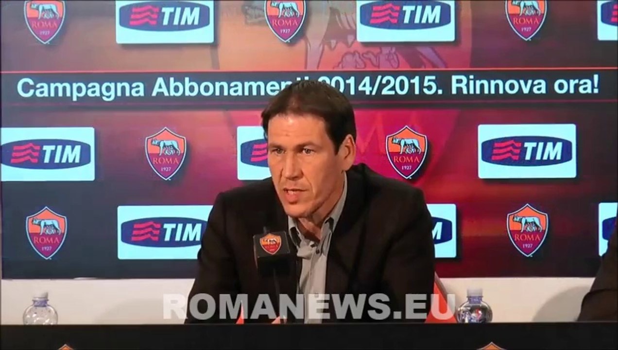Conferenza stampa Garcia pre Fiorentina-Roma
