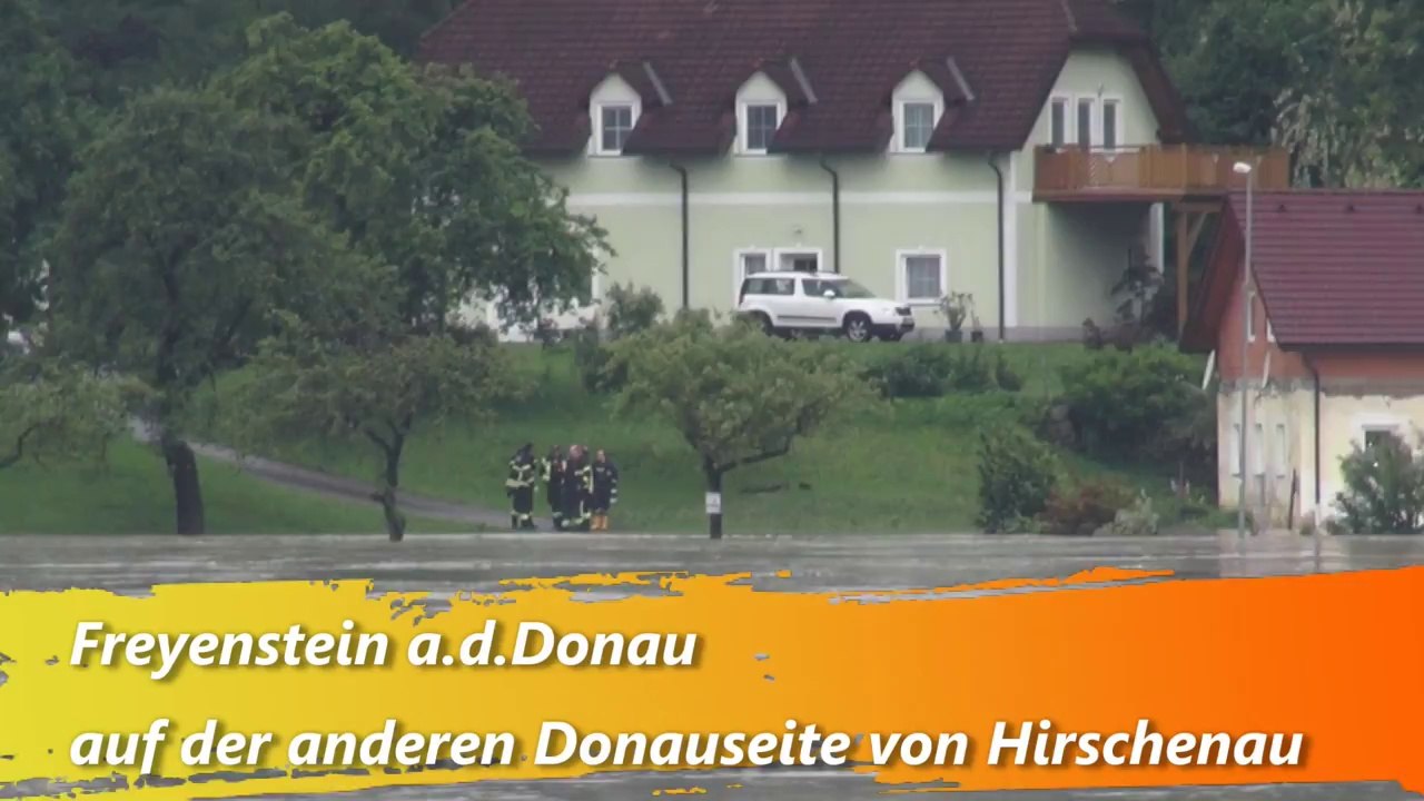 HD Hochwasser 05 06 2013 St.Nikola,Sarmingstein,Freyenstein TAG 3 !! 11 Uhr