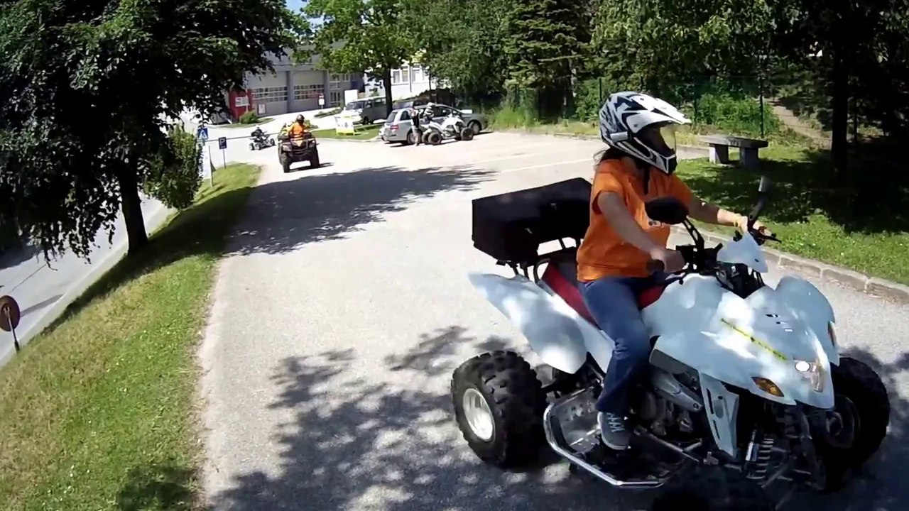 Quadtreffen in St.Georgen am Walde am 16.6.2013