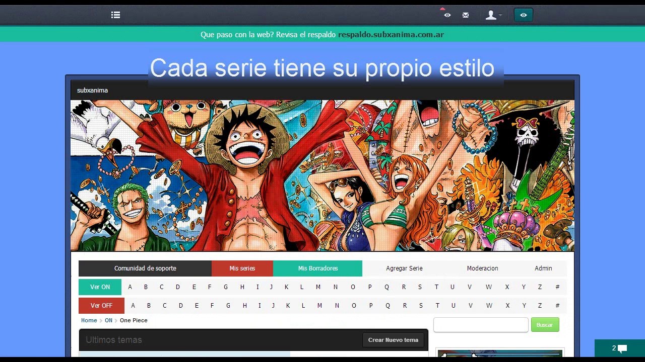 subxanima anime y manga