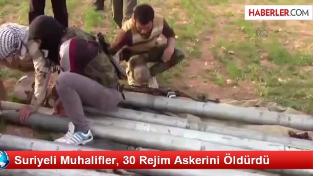 Suriyeli Muhalifler, 30 Rejim Askerini Öldürdü