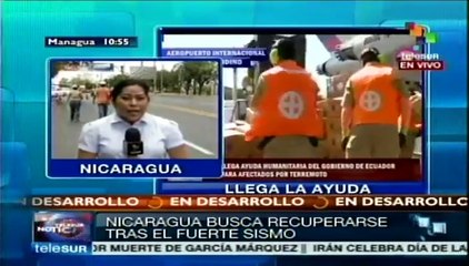 Ofrecerá presidente de Nicaragua informe sobre sismos