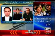 ARY Ab Tak Sadaf Abdul Jabbar with MQM Khawaja Izhar ul Hassan (18 April 2014)