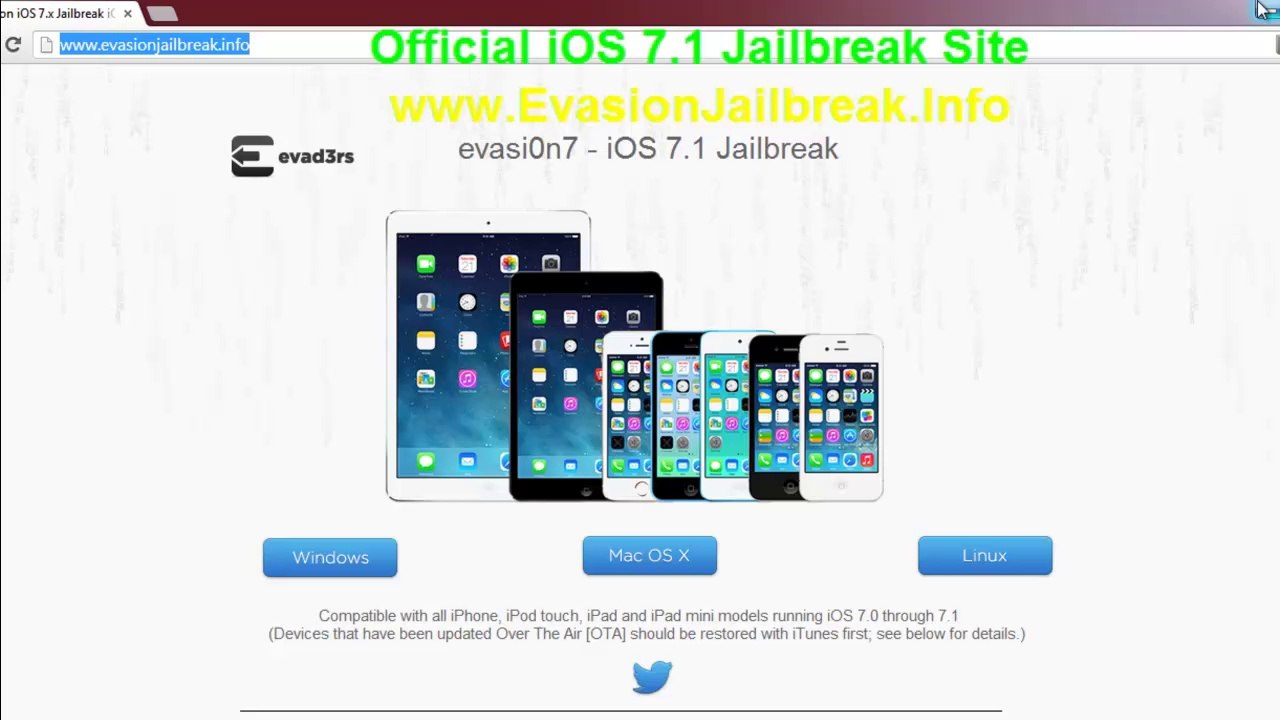 ios 7.1 Jailbreak untethered Download Evasion 1.0.8 Tool