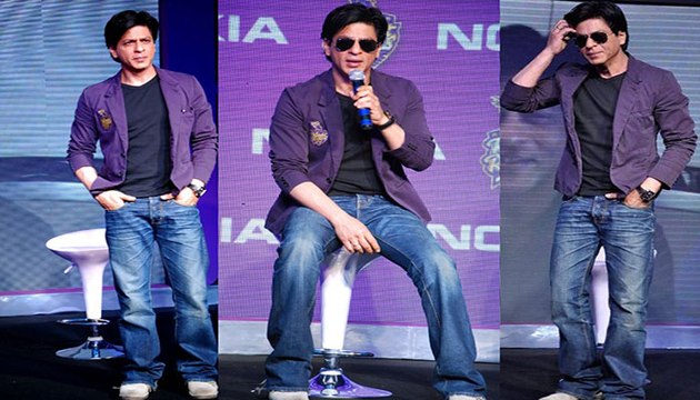 Bollywood Super Star King Khan Shahrukh Khan Launches IPL KKR Nokia Campaign