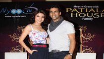 Akshay Kumar and Anushka promote their film Patiala House at the Nyoo TV event