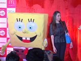 Bollywood Super Star Girl Karisma Kapoor looks Gorgeous in Black Dress Durig launches Spongebob Squarepants Happy Meal 09