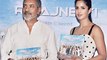 Bollywood Action Babe Katrina Kaif looks Hot in Short Marc Jacobs Dot White Dress at Rajneeti Book Launch