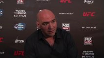 UFC on FOX 11: Dana White Pre-Fight Presser Scrum