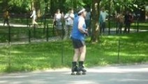 Smooth Roller Skater Gets Groove on Before Epic Fail