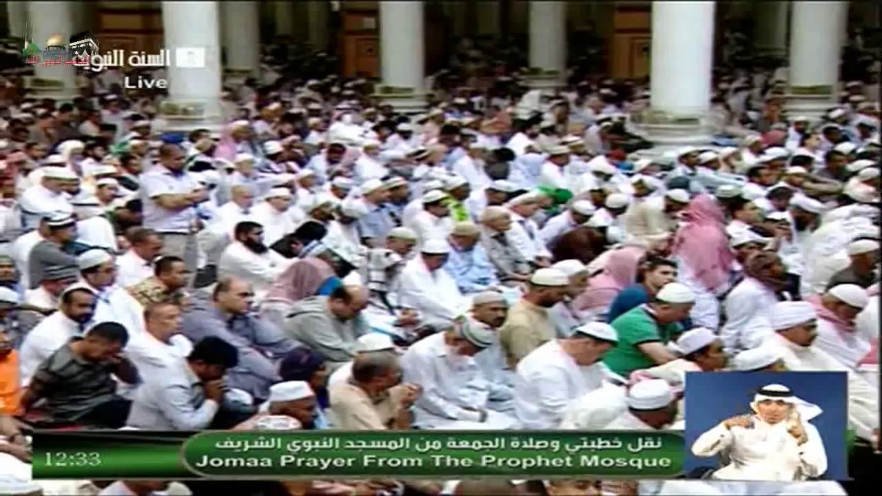 الشيخ صلاح البدير  ــ خطبة الجمعة من المسجد النبوي11 ـ 6 ـ 1435