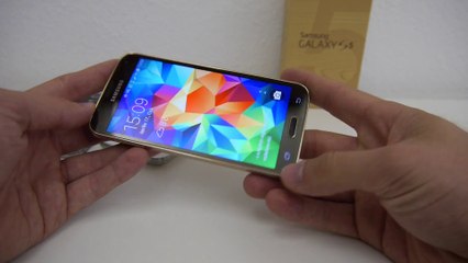 Samsung Galaxy S5 Gold im Hands On [Deutsch]