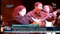 Confirman muerte cerebral de cantante dominicana Sonia Silvestre