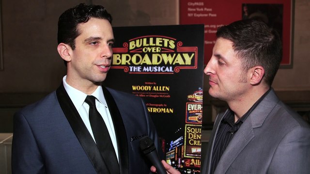 Nick Cordero Gangsters Up as Cheech In Bullets Over Broadway