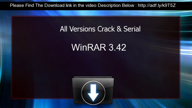 WinRAR 3.42 Serial Key keygen All Versions
