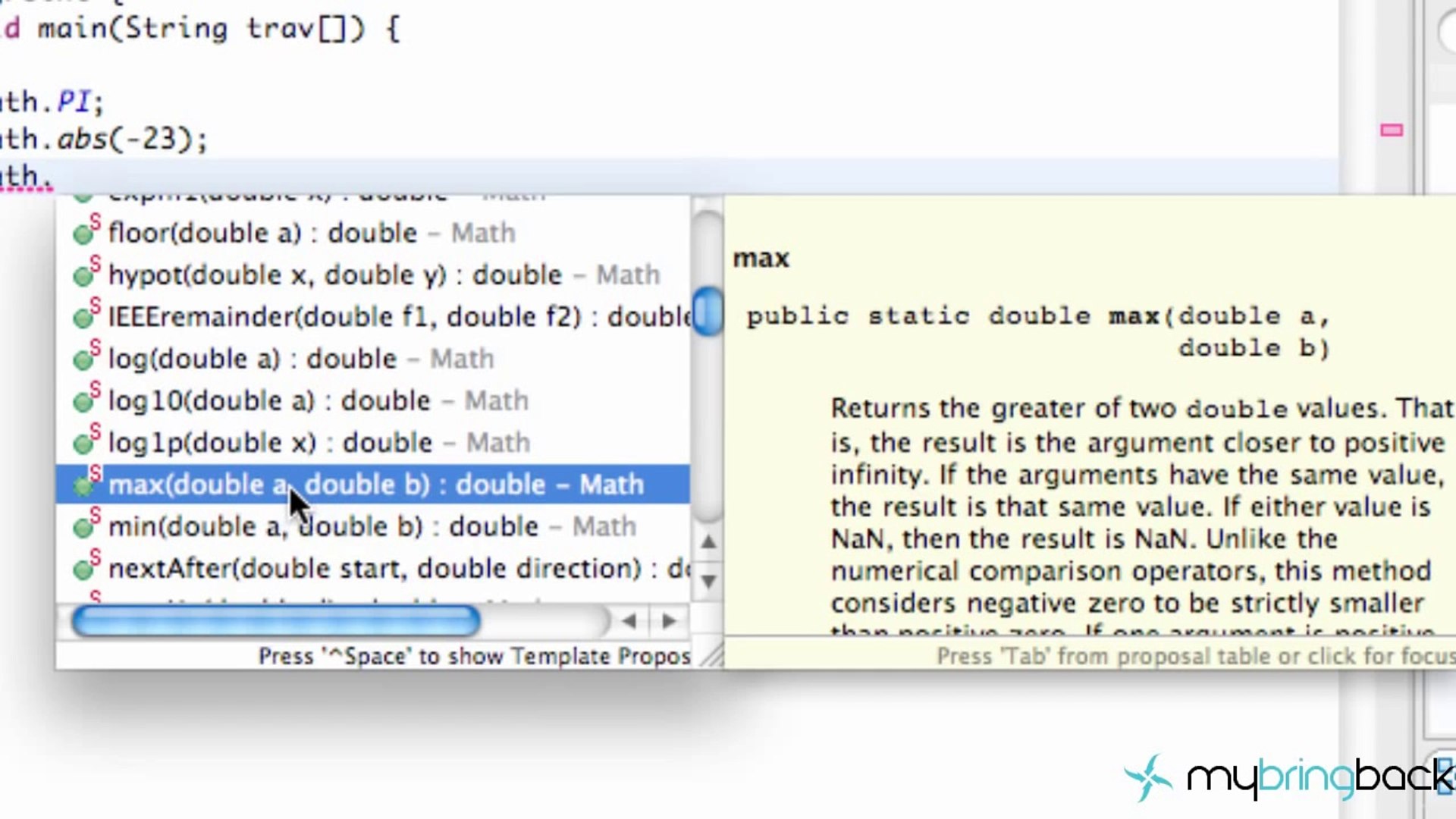 Learn Java Tutorial 1.16- Java Math Class Functions & Methods