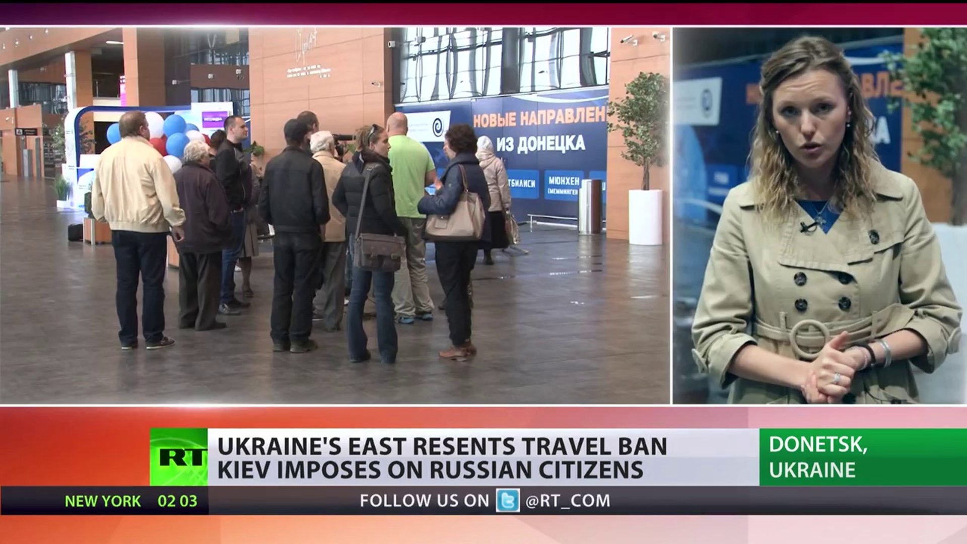 ⁣Girls only! Ukraine imposes travel restrictions on Russian men