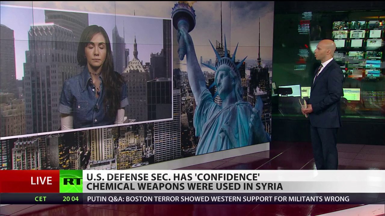 US Defense Sec. Hagel 'confident' chemical weapons used in Syria