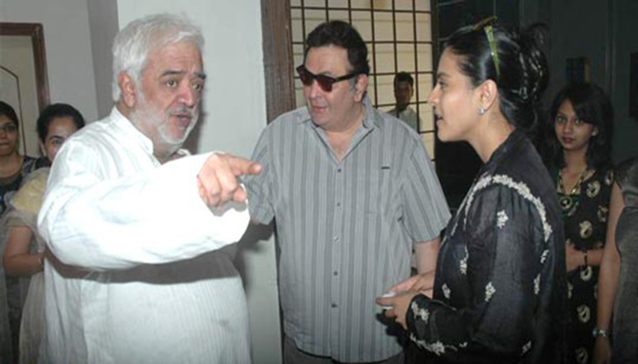 Bollywood Beauty Kajol Rishi Kapoor at Rahul Rawail's Stella Adler acting studio launch
