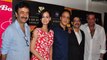 Arshad Warsi Sanjay Dutt Rajkumar Hirani & Hot Dia Mirza at at Munna Bhai film Chat Show