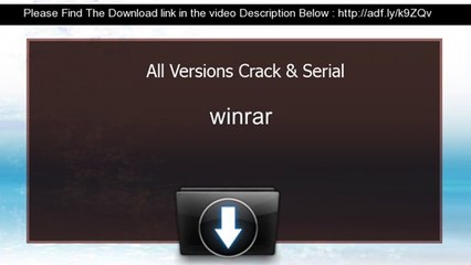 winrar serial Crack All Versions