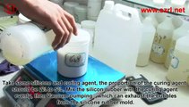 How to make a silicone mold for gypsum products by brushing way