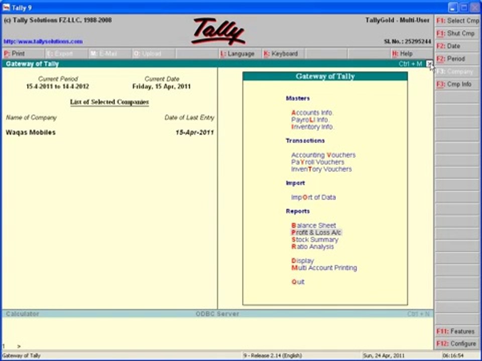 Tally Part 32 Urdu Tutorials