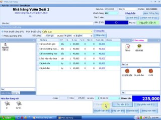 Phần mềm quản lý nhà hàng cafe eBizRes