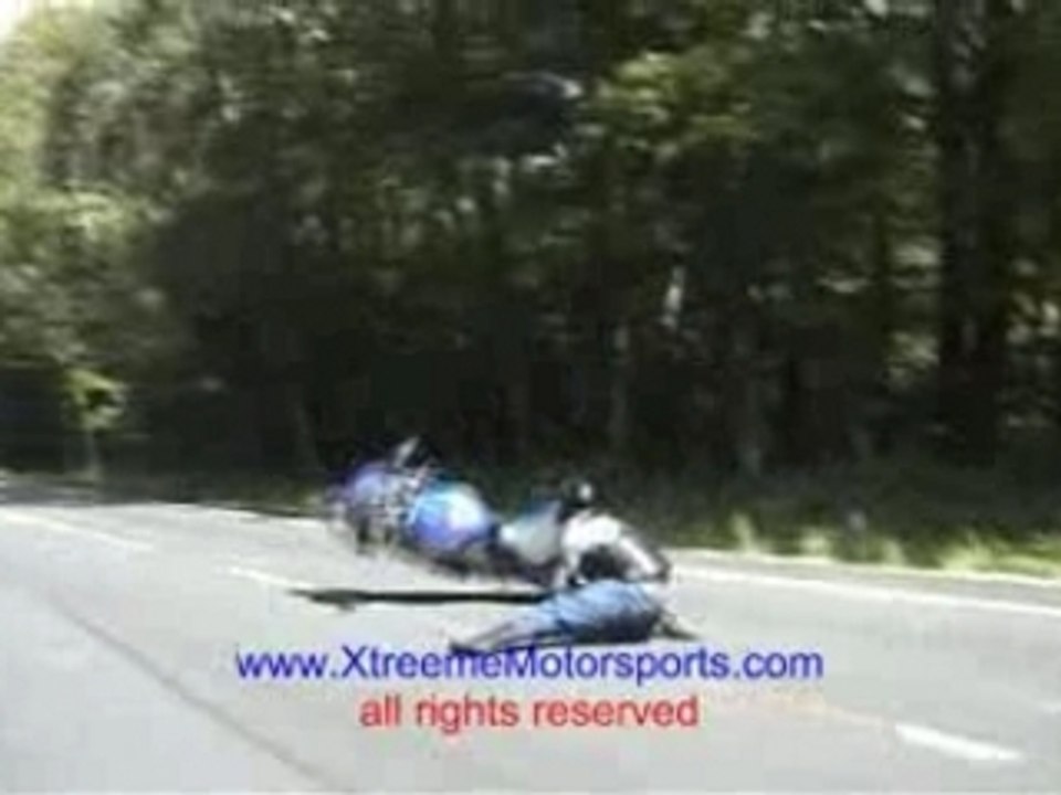 Frimeur Qui Tombe De Sa Moto