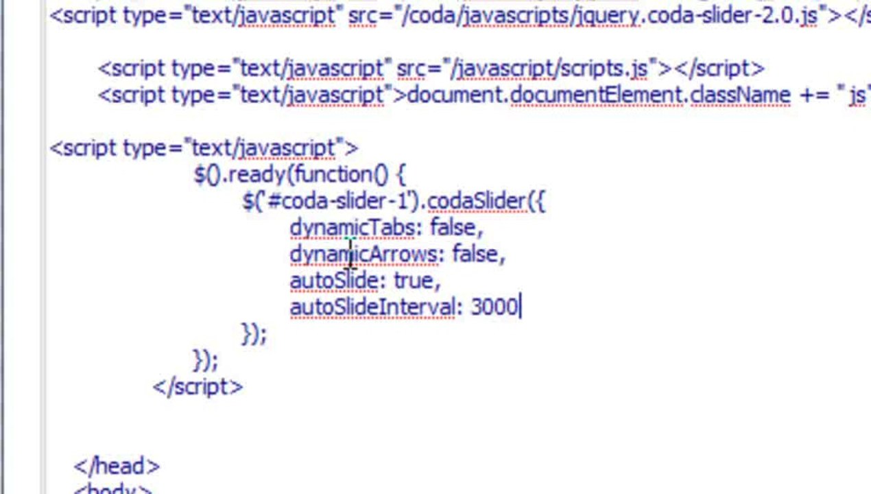 Building a home page rotator with rich HTML content using the Coda Slider